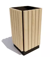 Урна уличная деревянная