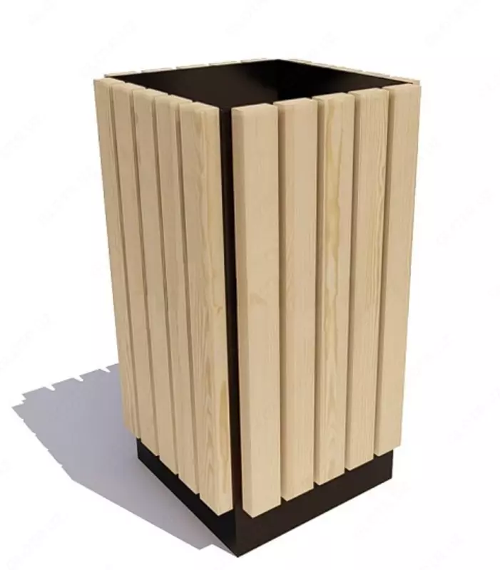 Урна уличная деревянная