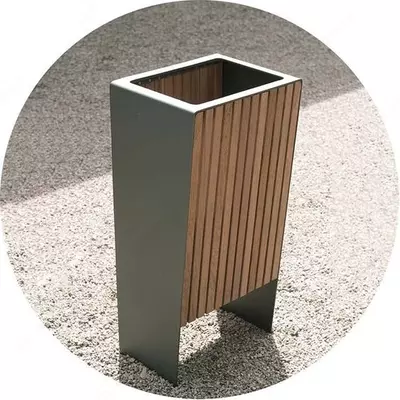 Урна уличная деревянная