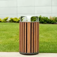 Урна уличная деревянная