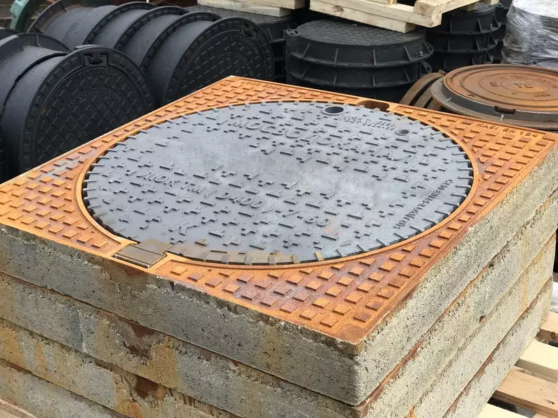 Люк чугунный тип "Т" 5-50 тн, 40-118 кг (арт.054)