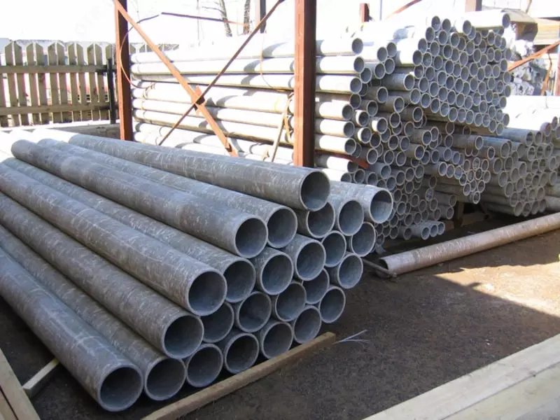 Bosimsiz asbest (asbest-sement) quvuri DN 100/150/200/250/400/600 mm