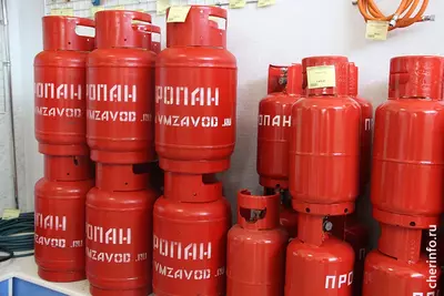 Propan tsilindri 5, 8, 12, 27, 50 l (m. 012)