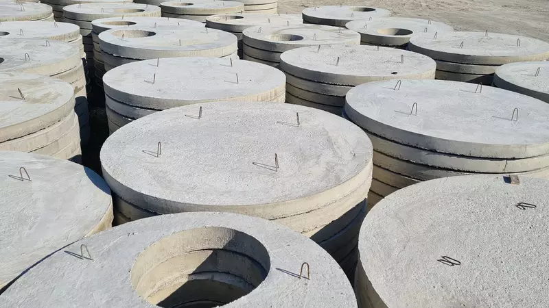 Kanalizatsiya uchun beton plitalar (pastki) (007-modda)