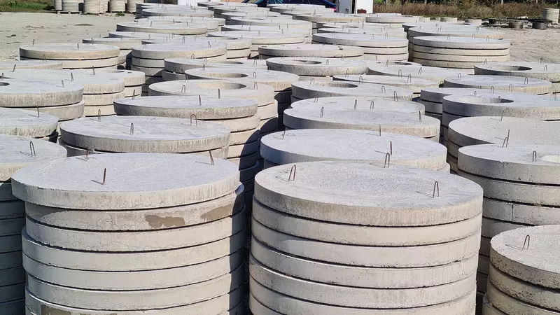 Kanalizatsiya uchun beton plitalar (pastki) (007-modda)