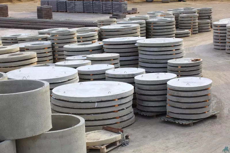 Kanalizatsiya uchun beton plitalar (pastki) (008-modda)