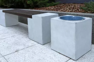 770 000 сум / шт. Скамейка уличная бетонная (модель 082)