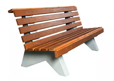 Скамейка уличная бетонная (модель 083)