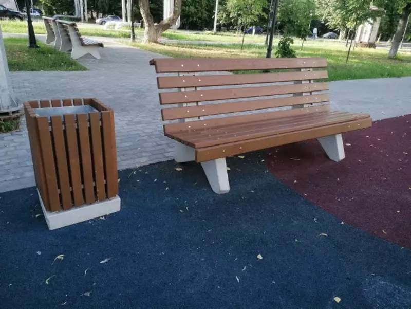 Скамейка уличная бетонная (модель 083) - 775 000 сум