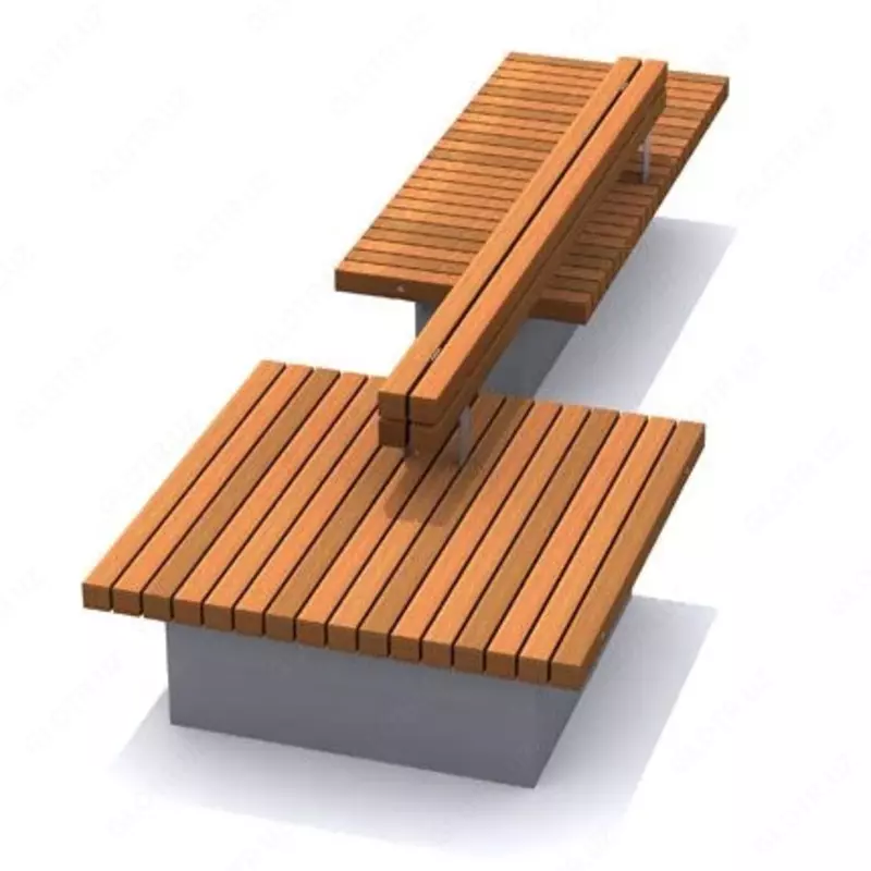 Скамейка уличная бетонная (модель 088) - 880 000 сум