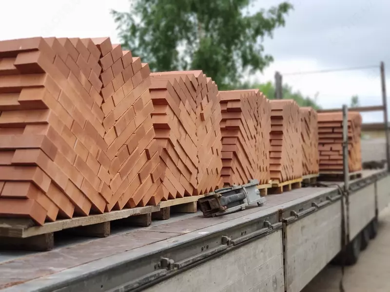 Кирпич жженый (красный), арт. 070