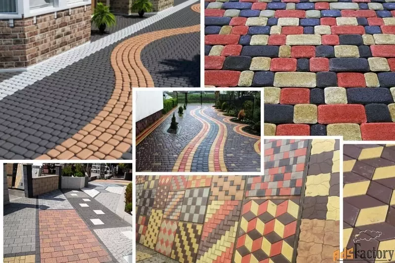 Брусчатка тротуарная вибропрессованная (арт.033)