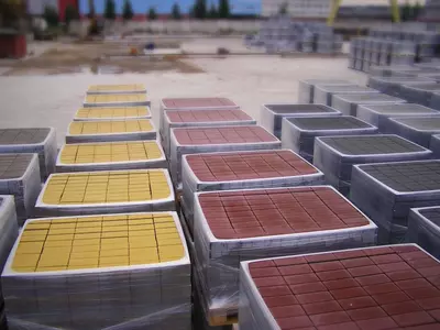 Брусчатка тротуарная (тротуарная плитка) арт.052