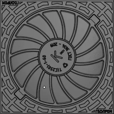 Люк чугунный (арт.078)