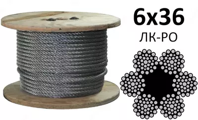 Трос стальной оцинкованный