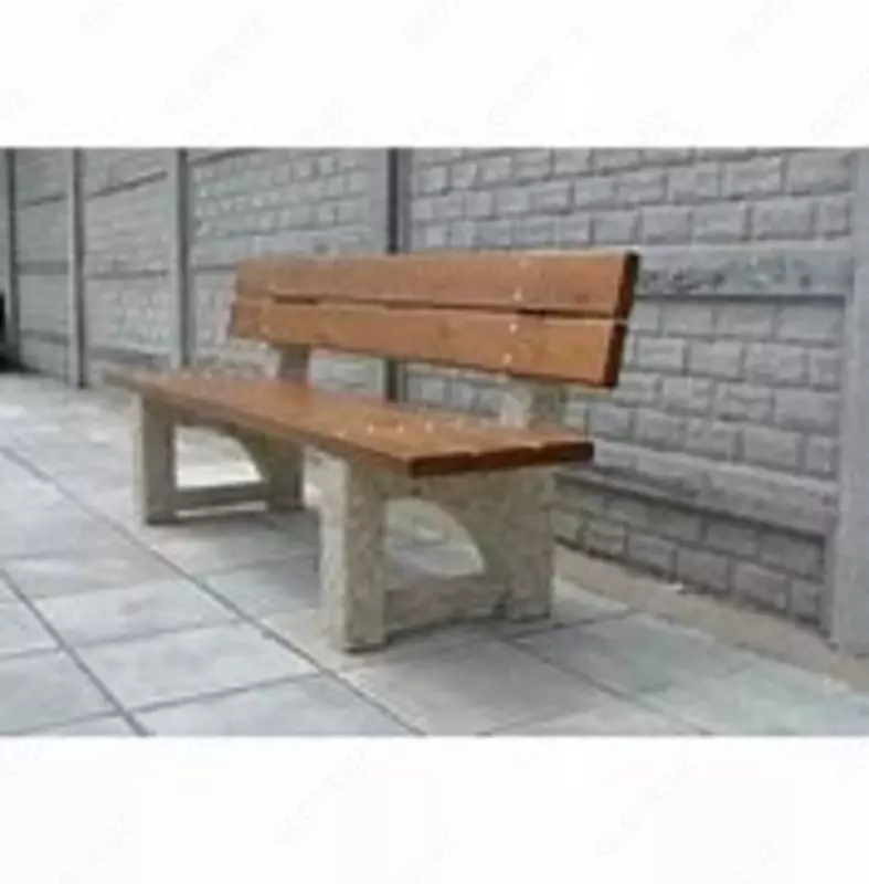 Бетонные скамейки и лавочки от производителя