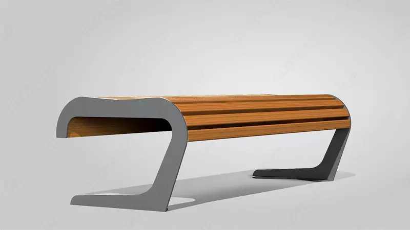 Скамейка уличная декоративная