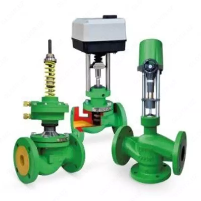 Регулирующие клапаны с электро- и пневмоприводом
