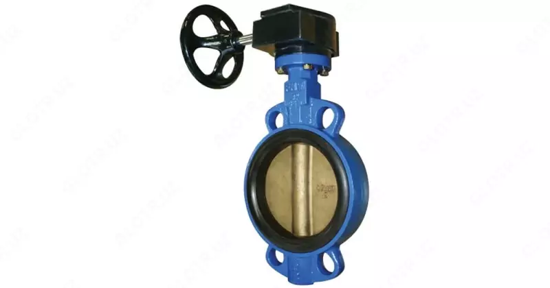 Затвор поворотный дисковый С РЕДУКТОРОМ