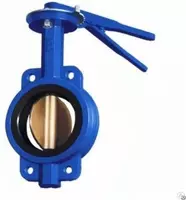 Flanetsli aylanma diskli zatvor epoksid qoplamali EP-20 GOST 13547-2015 PH MPa 1.6; +90 daraja; DN-150