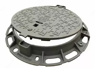 Quduqlar uchun cho`yan qopqoq GOST 3634-99 Т (og`ir turdagi) qulfli