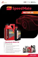 Синтетическое энергоэффективное моторное масло SpeedMate 5W-40 4 л - от {0} сум