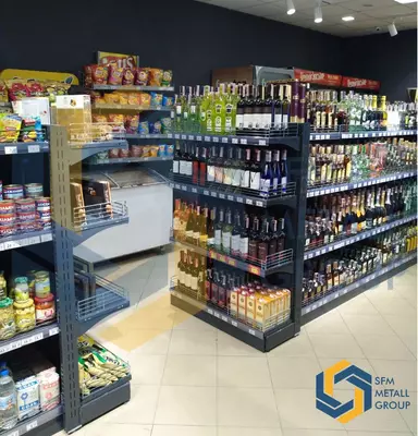 Цена по запросу Складские стеллажи и витринные стеллажи