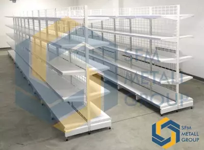 Складские стеллажи и витринные стеллажи Оптом и розница