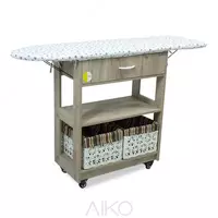 AIKO savatli g'ildiraklardagi yig'ma dazmol taxtasi - 2 138 000 so'm