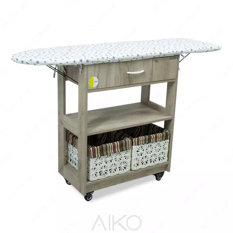 AIKO savatli g'ildiraklardagi yig'ma dazmol taxtasi - 2 138 000 so'm