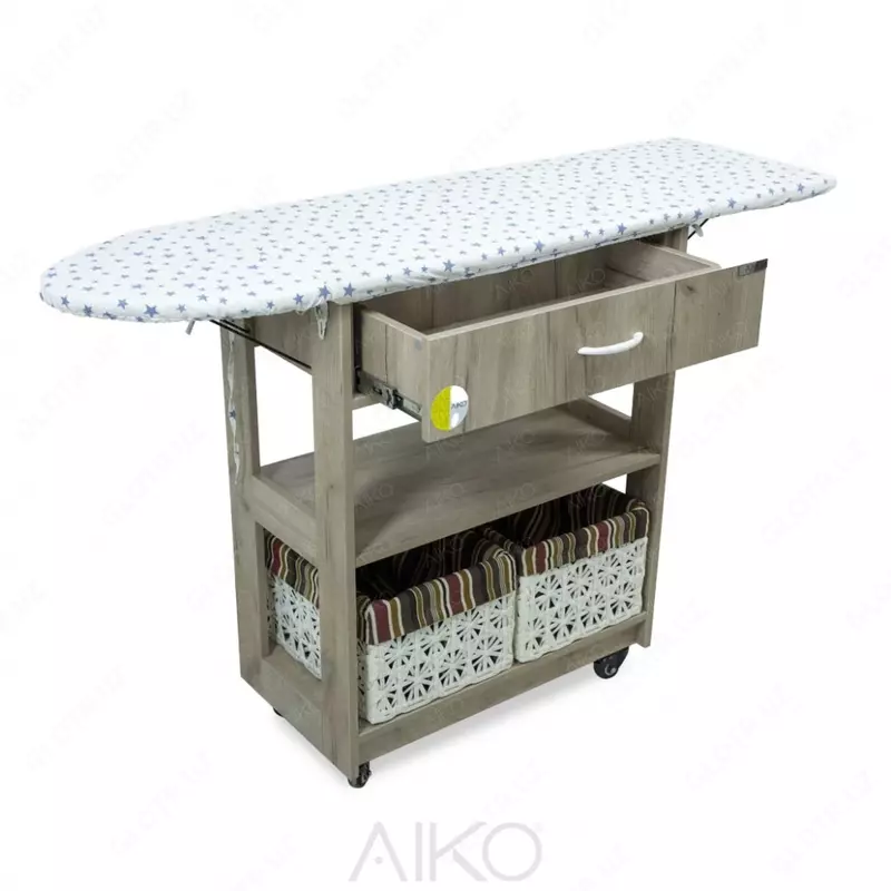 2 138 000 so'm AIKO savatli g'ildiraklardagi yig'ma dazmol taxtasi