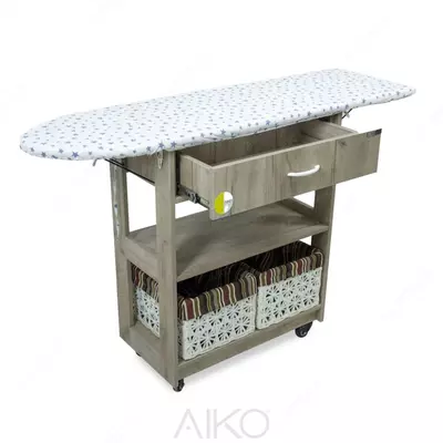2 138 000 сум / шт. Гладильная доска складная на роликах с корзинами AIKO