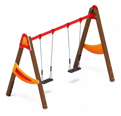 Качели двойные Д2 3050x1600x223