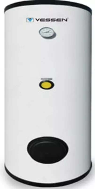 Vessen Radiator Бойлер косвенного нагрева Vessen 100 л. с одним змеевиком (Белый ...