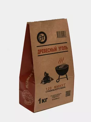 Уголь древесный 1кг