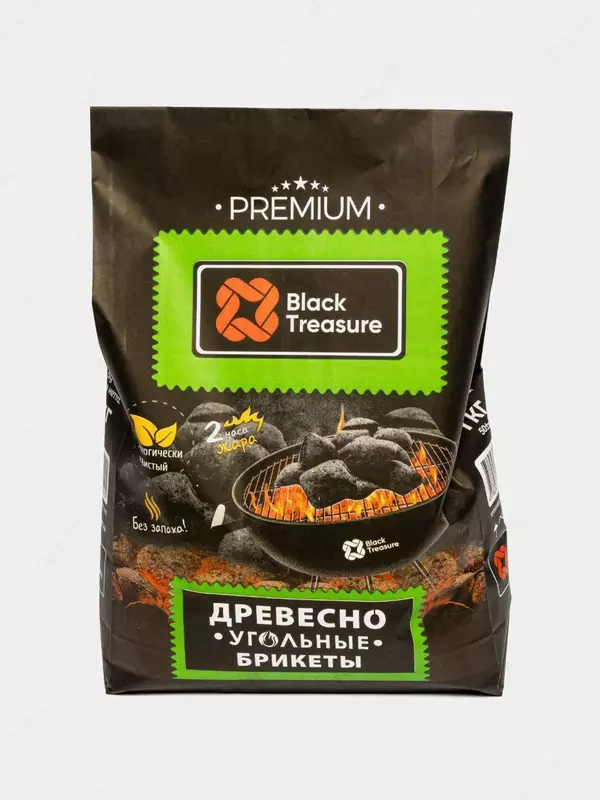 Древесно-угольные брикеты Premium 1кг - 11 500 сум