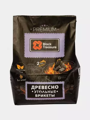 Древесно-угольные брикеты Premium 1кг