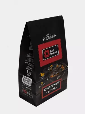 Уголь древесный Premium 1кг