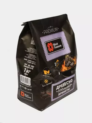 Древесно-угольные брикеты Premium 1кг - 12 000 сум / шт.