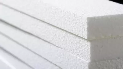 Пенопласт (вспененный полистирол ППС) плотность 12 кг/м3, 2 х 1.2 х 0.6 м