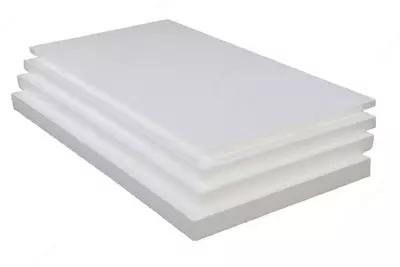 Ko'pikli plastmassa (kengaytirilgan polistirol EPS) zichligi 18 kg/m3, hajmi 1,44 m³