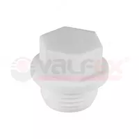 Заглушка резьбовая 25х3/4 (900/150) (Valfex) БЕЛАЯ