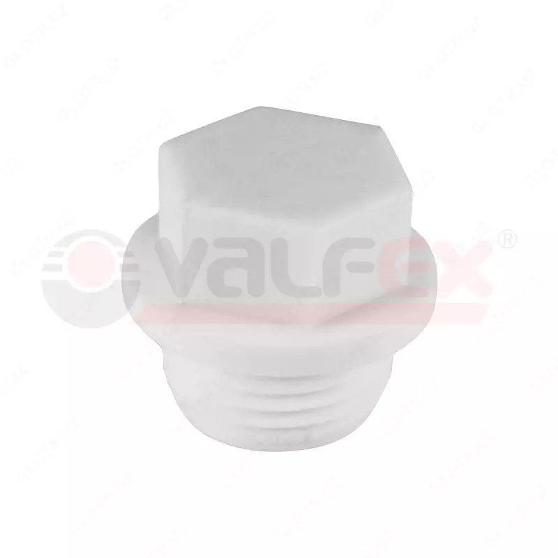 Заглушка резьбовая 25х3/4 (900/150) (Valfex) БЕЛАЯ