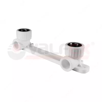 Комплект настенный для смесителя 25х1/2" в.р. (12/3) (Valfex) БЕЛЫЙ