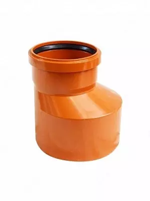 Редукция D 160/110мм оранжевая наружная канализационная (40) VALFEX.