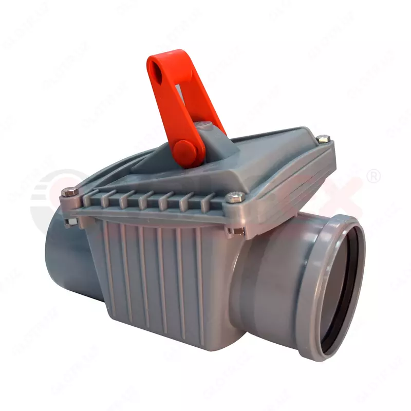 Обратный клапан 110 мм для внутренней канализации (2) VALFEX