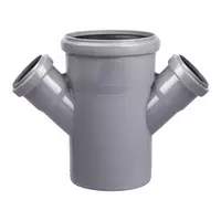 Krestovina 110/50/50×45° ichki kanalizatsiya (30) VALFEX