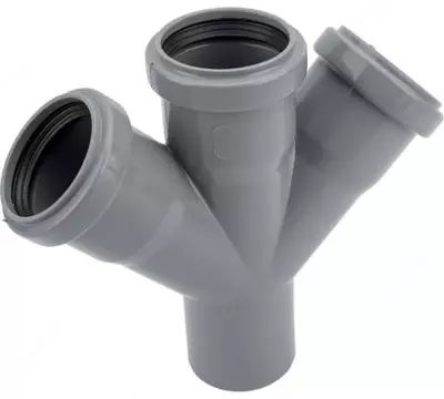 Крестовина 50/50/50х45° вн.канализ. (100) VALFEX