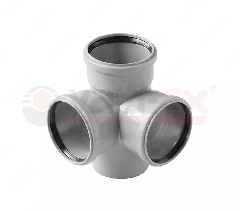 Крестовина двухпл.110/110/110 вн.канализ. (18) VALFEX