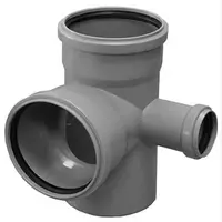 Крестовина двухпл.110/110/50 прав. вн.канализ. (25) VALFEX